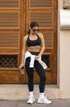 Топ fitness GARAGE відкрита спинка Чорний