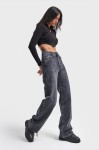 Джинси IT'S BASIC 2478-4w5 14 pantolon straight fit Т.Сірий