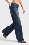 Джинси IT'S BASIC 4236-2w5 8 pantolon mid rise wide leg Т.Синій