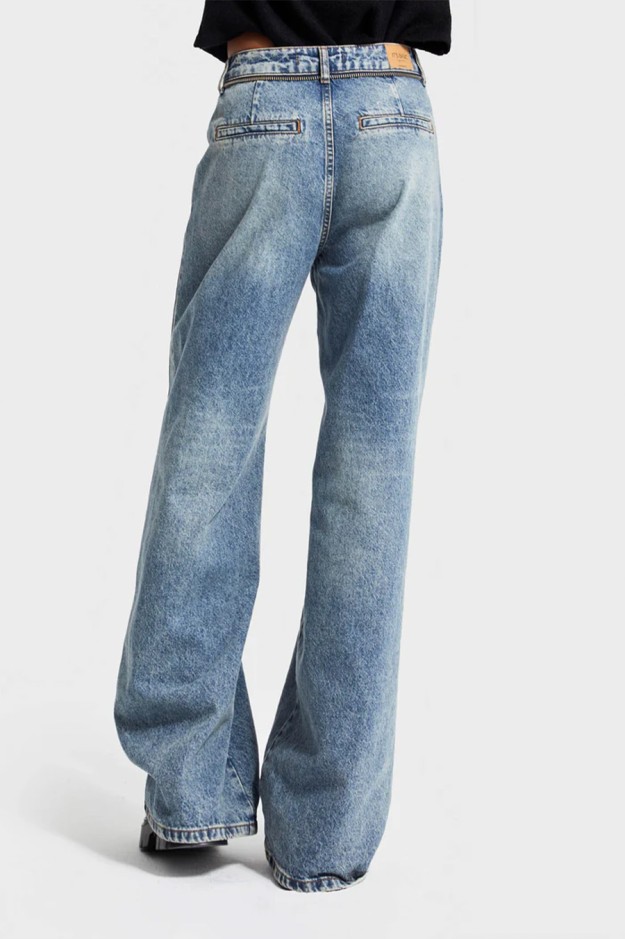 Джинси IT'S BASIC 4221-4w5 32 pantolon wide leg Синій