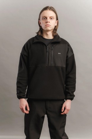 Кофта GARD MICROFLEECE з кишенею на грудях І чорний 4/24 Чорний