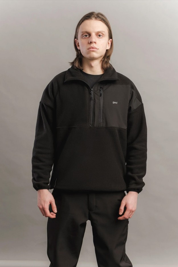 Кофта GARD MICROFLEECE з кишенею на грудях І чорний 4/24 Чорний