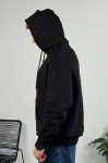 Худі на блискавці GARAGE Oversize Essentials Style Basic з начосом Чорний