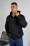 Худі на блискавці GARAGE Oversize Essentials Style Basic з начосом Графіт
