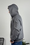 Худі на блискавці GARAGE Oversize Essentials Style Basic з начосом Сірий
