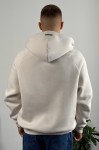 Худі на блискавці GARAGE Oversize Essentials Style Basic з начосом Бетон