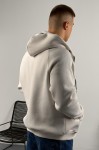 Худі на блискавці GARAGE Oversize Essentials Style Basic з начосом Бетон