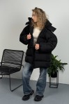Куртка GARAGE Дута довга Чорний