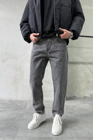 Джинси DIFRANSEL SLIM CROP Сірий