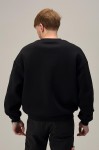 Світшот GARAGE oversize з силіконовим лого GARAGE Чорний